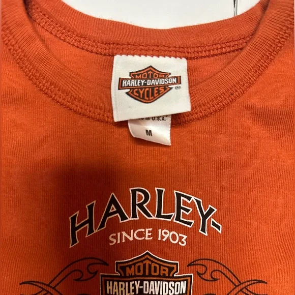 Harley Davidson Long Sleeve Size Medium - Picture 3 of 6
